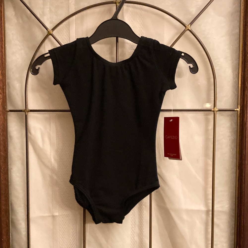 Capezio Classic Black Kids Bodysuit